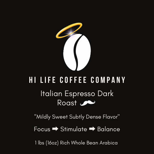 Italian Espresso Dark Roast Coffee Rich & Bold
