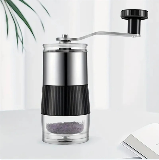 Manual Hand Coffee Bean Grinder Stainless Steel Compact