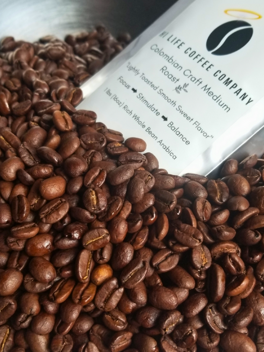 Colombian Craft Medium Roast Coffee Fresh Gound or Bean